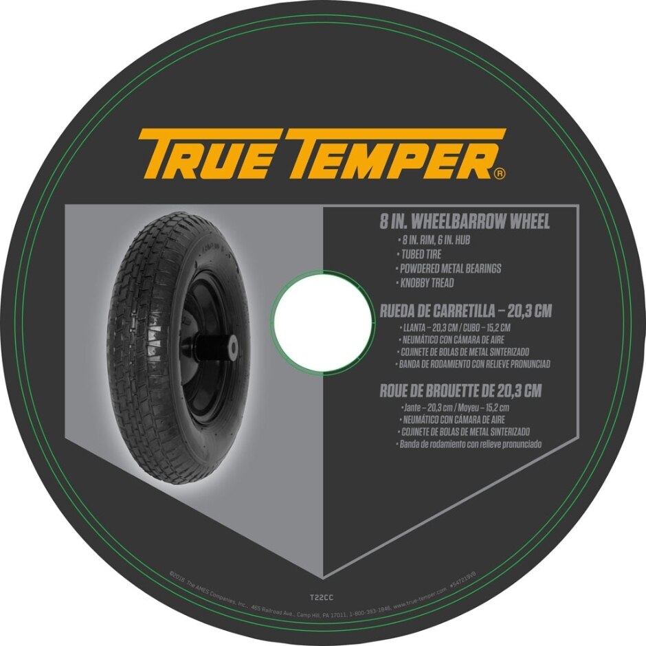 TRUE TEMPER REPLACEMENT WHEEL ASSEMBLY
