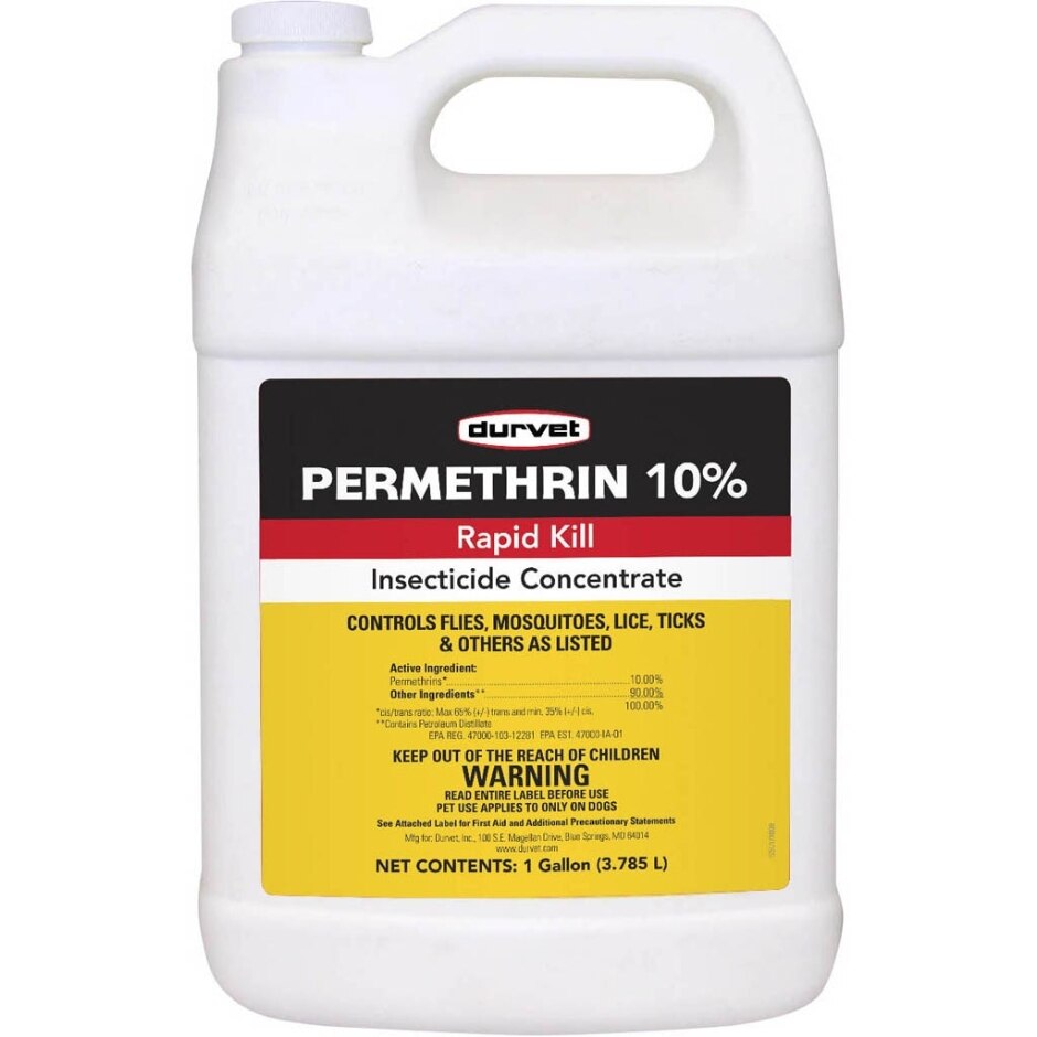 DURVET PERMETHRIN 10 RAPID KILL INSECTICIDE CONC