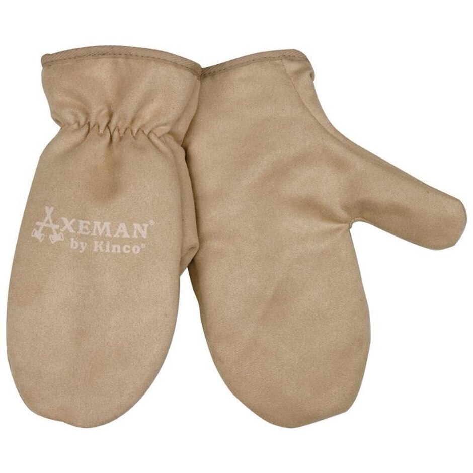 KINCO AXEMAN LINED ULTRA SUEDE MITTEN