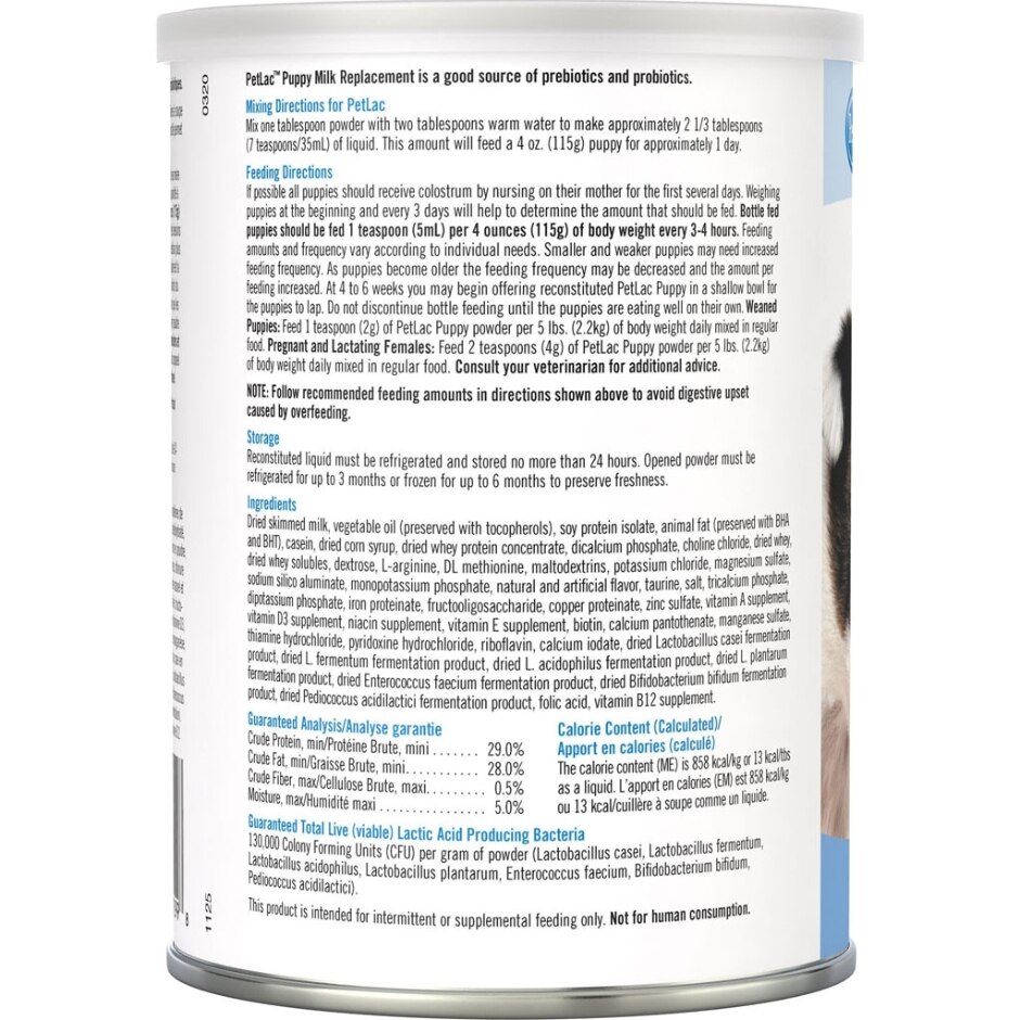 PETLAC PUPPY MILK REPLACEMENT POWDER