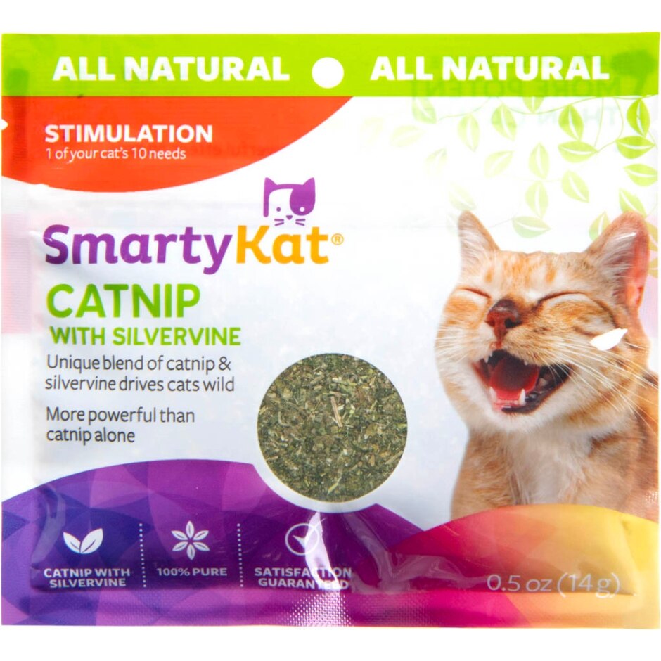 SMARTYKAT CATNIP W/ SILVERVINE CAT ATTRACTANT