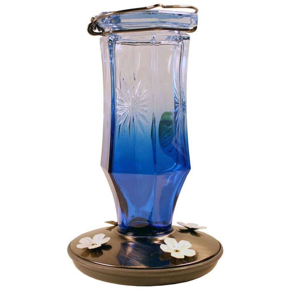 Sapphire Starburst Vintage Hummingbird Feeder