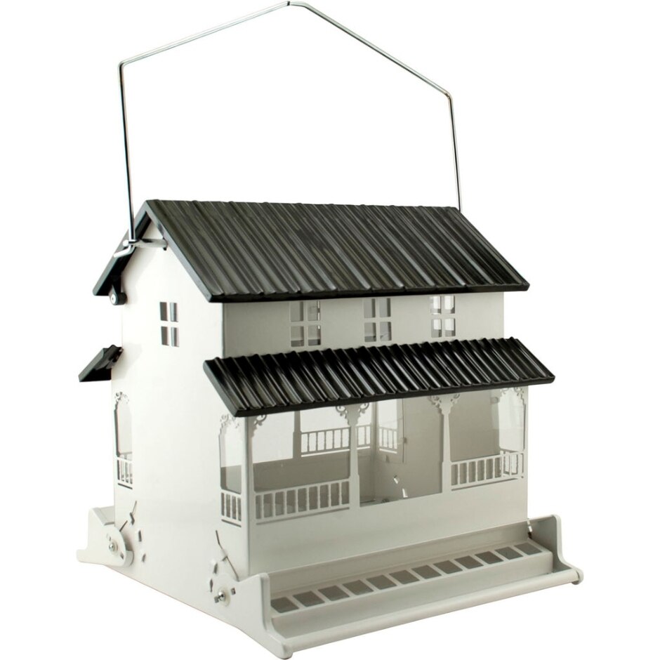 Absolute White Farmhouse Squirrel Resistant Feeder