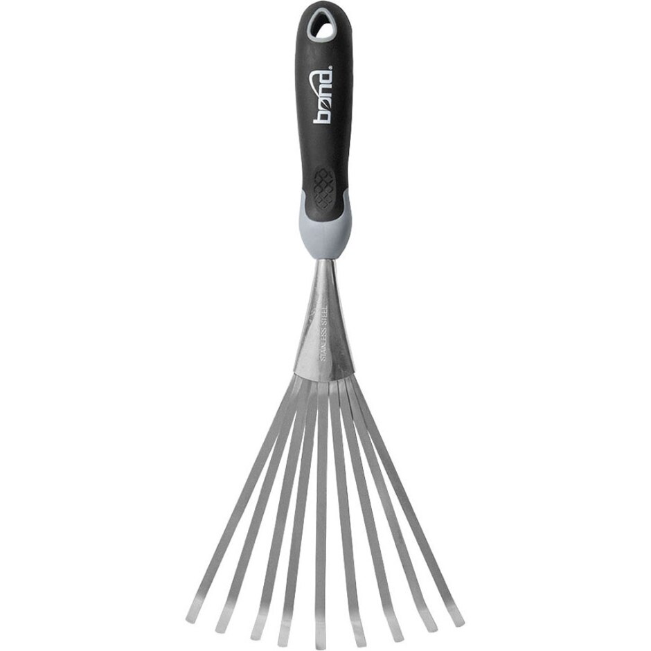BOND STAINLESS STEEL HAND FAN RAKE