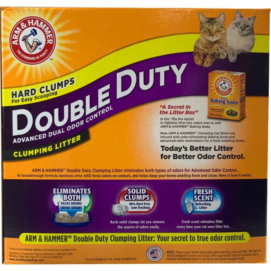Arm & hammer double duty clumping litter clearance