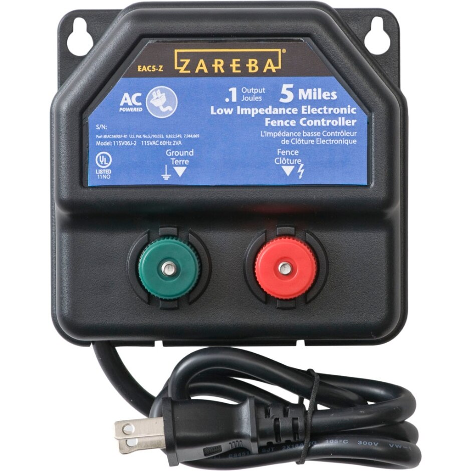 ZAREBA AC LOW IMPEDANCE ELECTRIC FENCE CHARGER