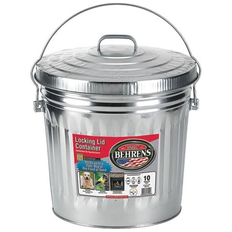 GALVANIZED STEEL LOCKING CAN LID