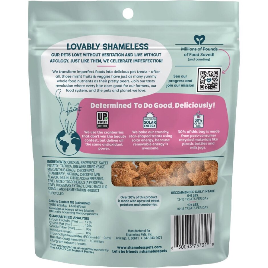 SHAMELESS CRUNCHY CAT TREATS