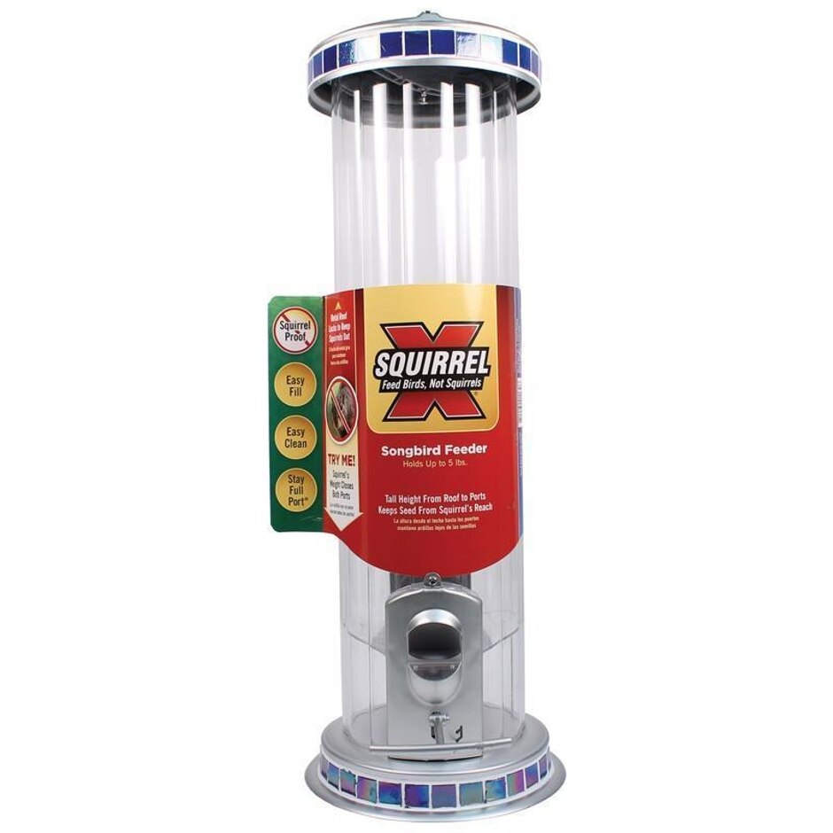 Squirrel X 3 Squirrel Proof Songbird Feeder