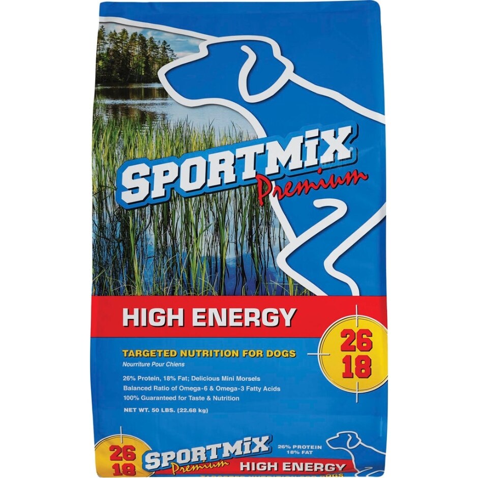 SPORTMIX ADULT HIENERGY MINI CHUNK DOG FOOD