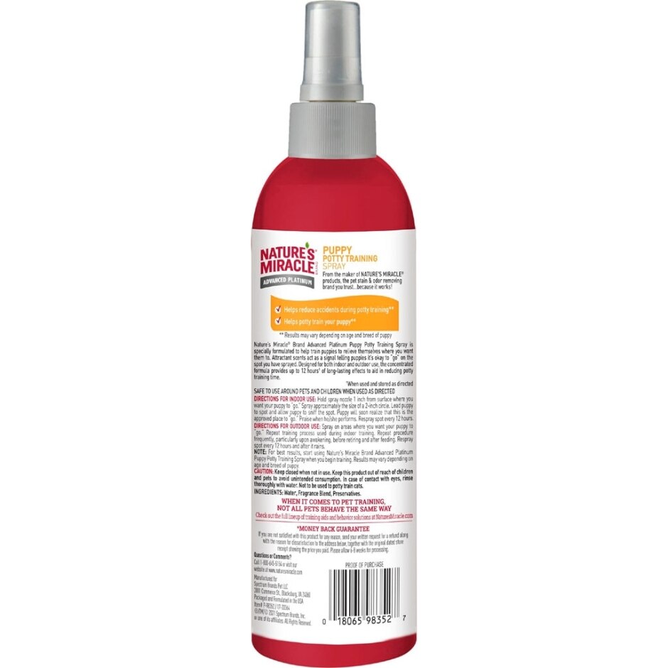 NATURE'S MIRACLE ADV PLT PUPPY POTTY TRAIN SPRAY