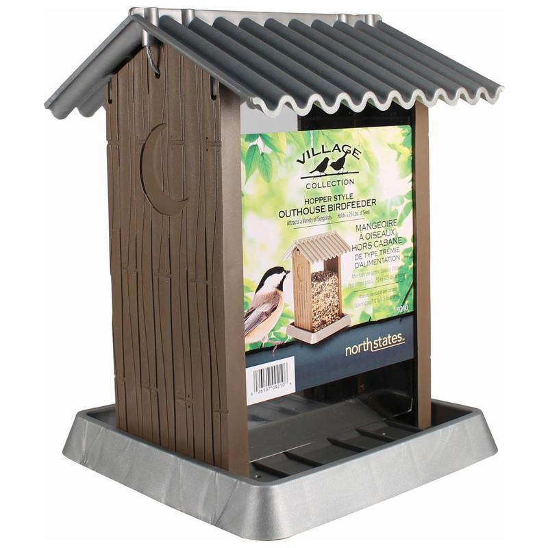 VILLAGE COLLECTION OUTHOUSE BIRD FEEDER