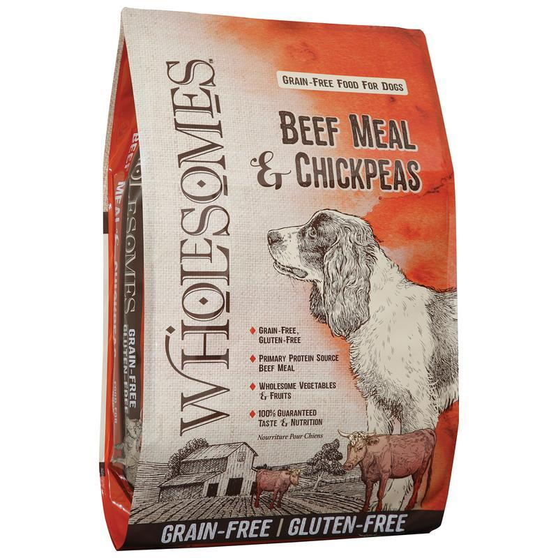 WHOLESOMES GRAIN FREE DOG FOOD