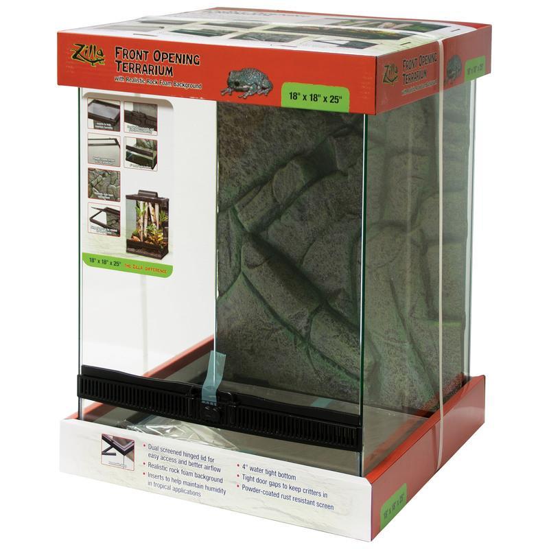 Zilla front opening terrarium