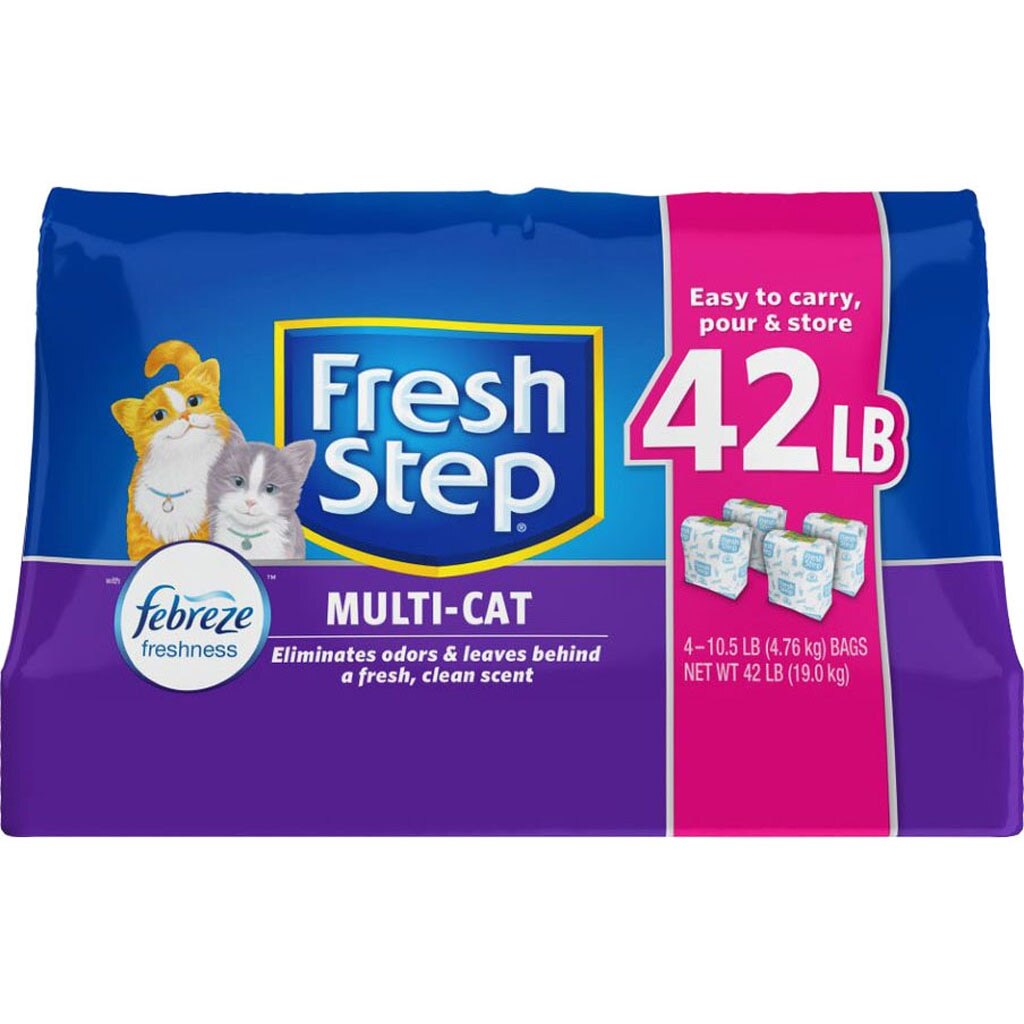FRESH STEP MULTICAT CLUMPING LITTER W/FEBREZE