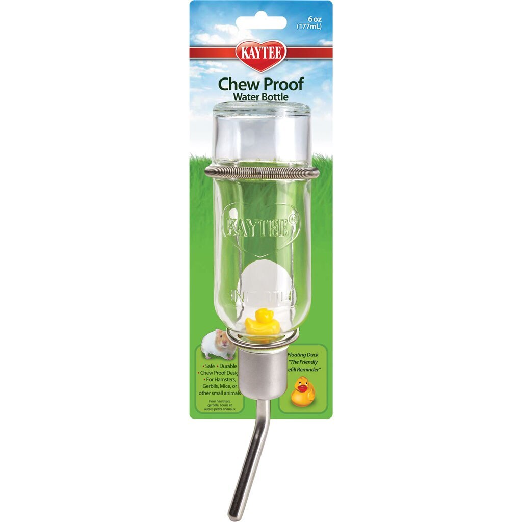 KAYTEE CHEWPROOF GLASS WATER BOTTLE