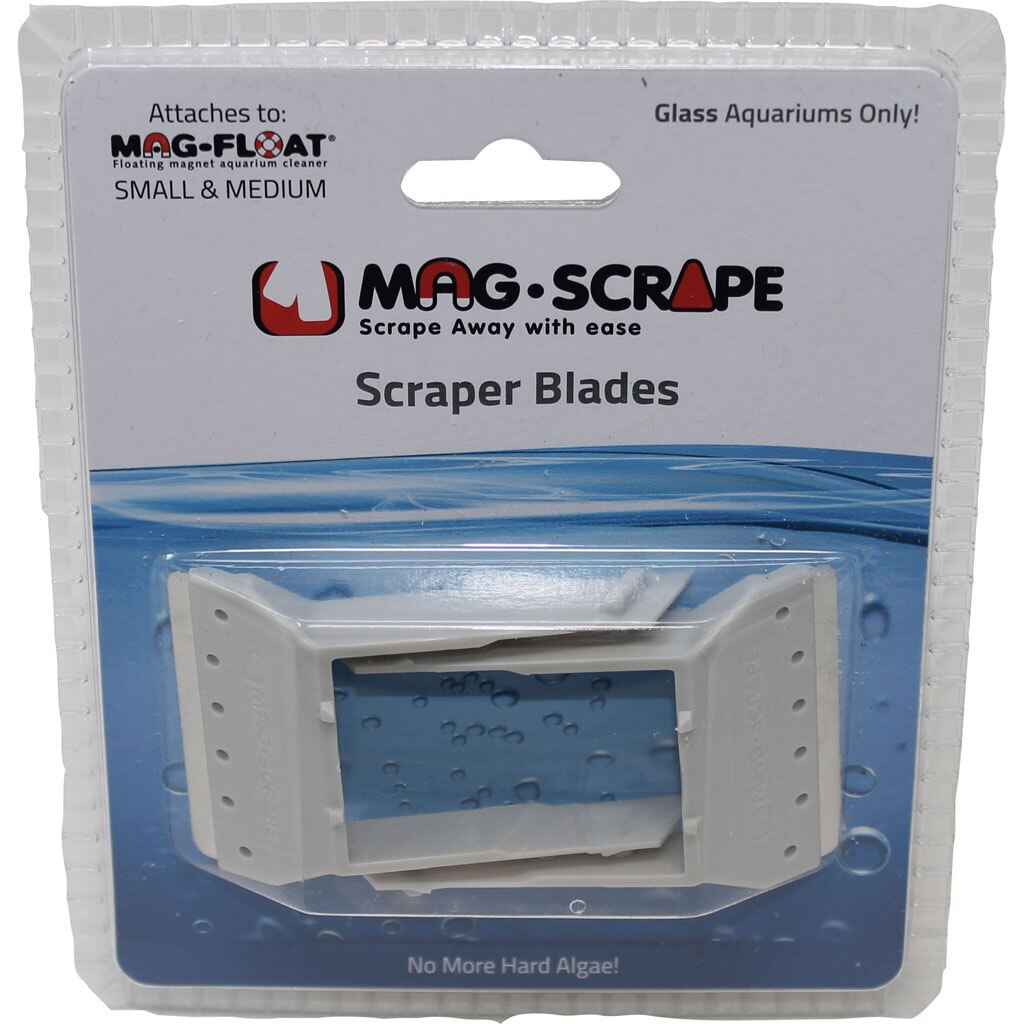 MAGFLOAT SCRAPER BLADES FOR GLASS AQUARIUMS ONLY
