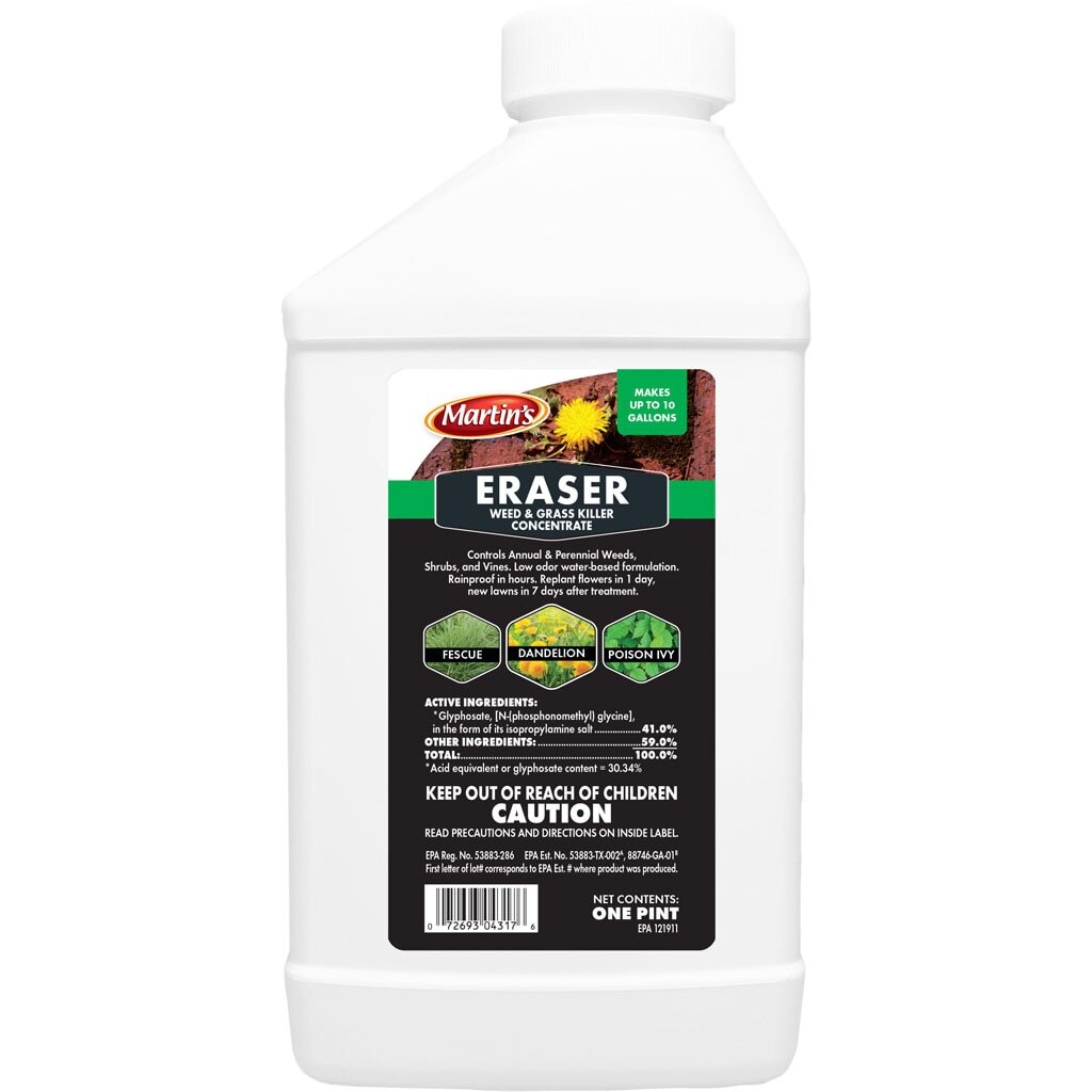 MARTIN'S ERASER WEED AND GRASS KILLER CONCENTRATE