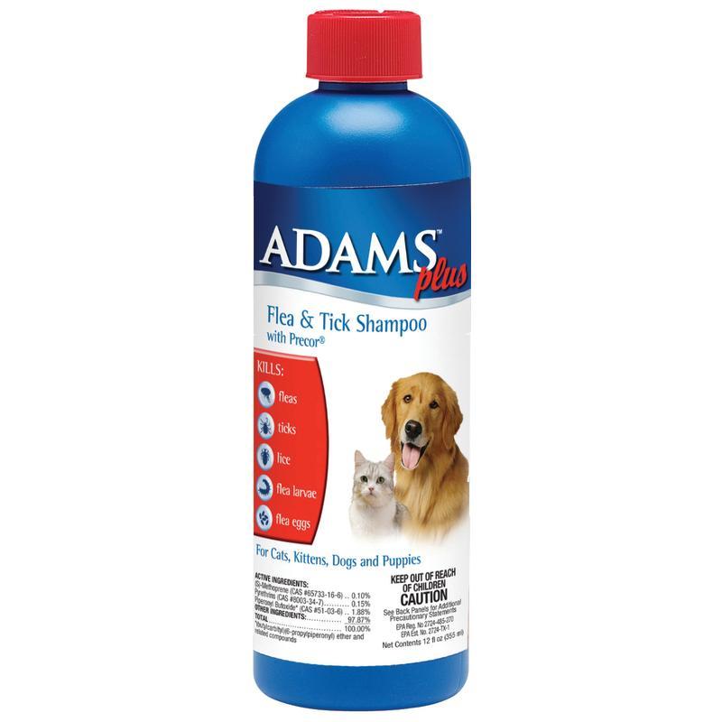 ADAMS PLUS FLEA & TICK SHAMPOO W/PRECOR