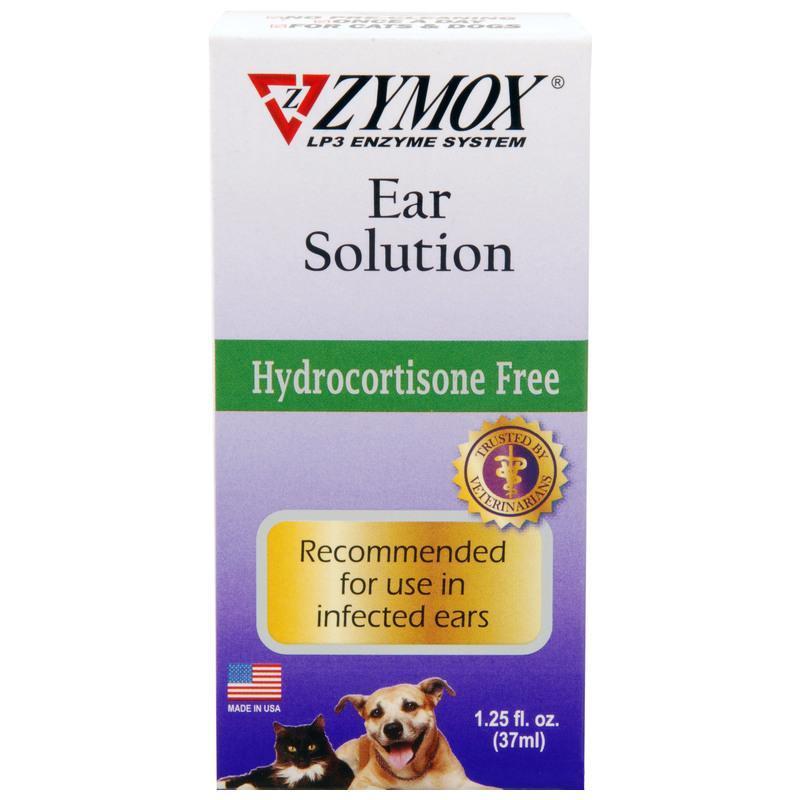 ZYMOX PET EAR CARE HYDROCORTISONE FREE