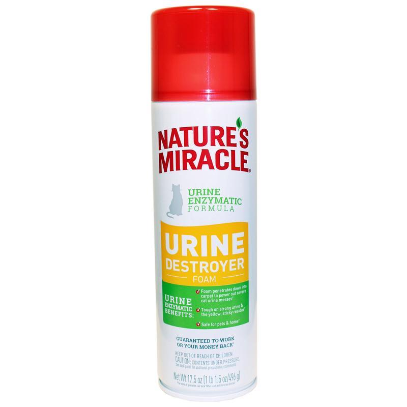 NATURE'S MIRACLE URINE DESTROYER FOAM SPRAY CAT