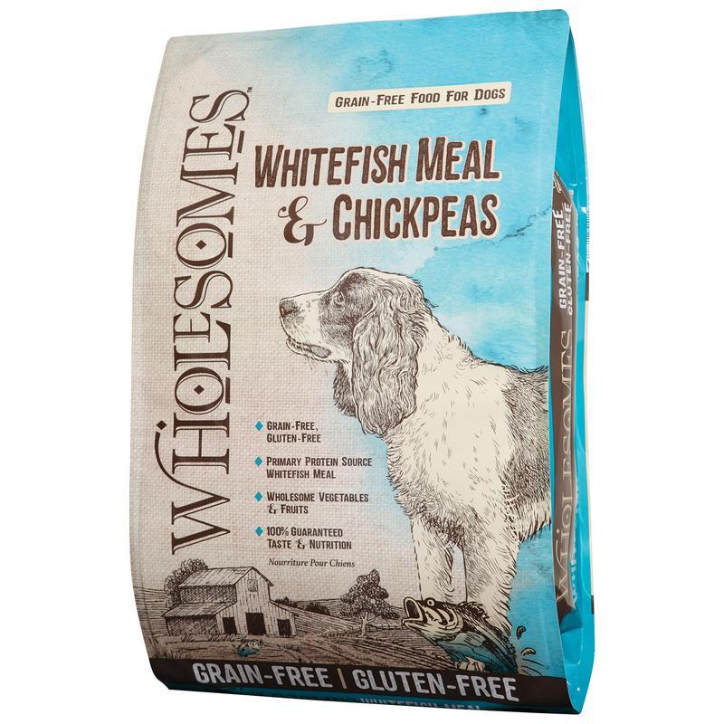 WHOLESOMES GRAIN FREE DOG FOOD