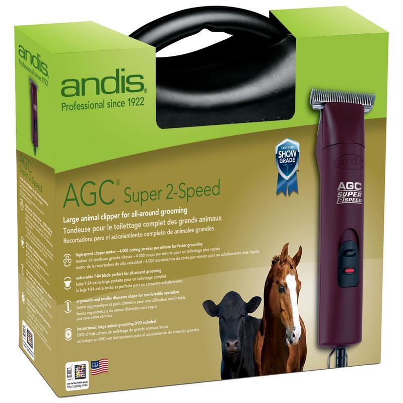 ANDIS AGC2 SUPER 2 SPEED HORSE CLIPPER T84 BLADE